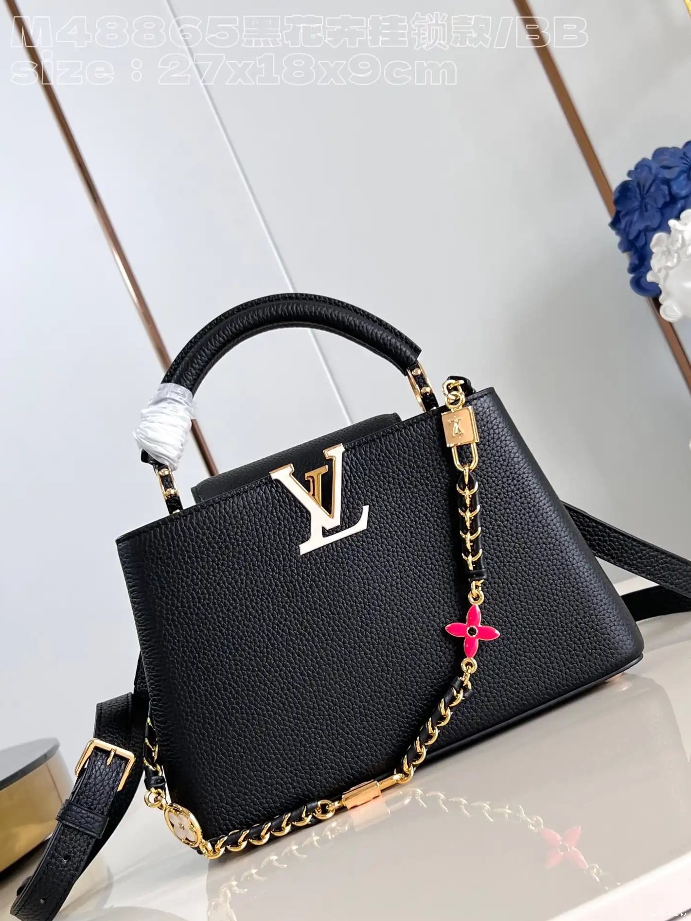 Cheap LOUIS BB-27*18*9CM CAPUCINES VUITTON 0623